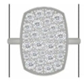 Sterling Silver Semi Mount Ring Setting Round RD 3.5mm - Syzjewelry